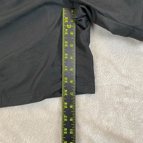 OP Mens Swim Shorts XL Black & Gray Polyester Drawstring Elastic Waist - Picture 3 of 10